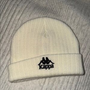 Kappa Off-White Knit Beanie